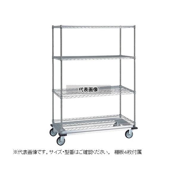 アズワン(AS ONE) スーパーエレクターシェルフ ドーリー付 943×500×2028mm MS910S 1台 [法人限定]