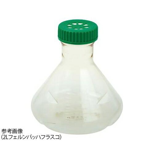 確認 Celltreat エルレンマイヤーフラスコ 2L 三角 バッフル底 6個入 229855