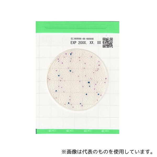 キッコーマンバイオケミファ 61975 EasyPlate 大腸菌・大腸菌群数測定用(25枚/袋×4袋/箱×5箱入)EC_2