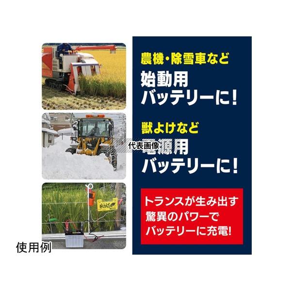 大自工業 RC-10 バッテリー充電器 12-24V 12A DC12/24V対応 充電電流:12A 普通自動車〜農機・小型船舶(獣よけバッテリー対応)_2