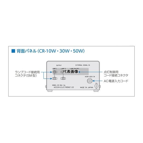 日進電子工業 CR-30W(24) LED照明用電源 直流電圧連続点灯用電源 アナログボリューム調光型 AC電源 2チャンネル 2回路独立制御 30W 24V照明_1