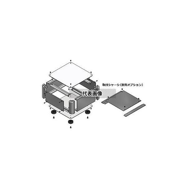 タカチ電機工業 AUP177-30-43AH-SS AUP型パネル脱着アルミサッシケース(シルバー)