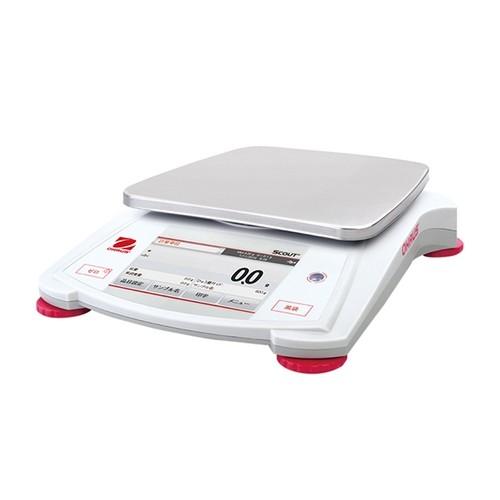アズワン(AS ONE) ポータブル天びん スカウトシリーズ(フルカラータッチスクリーン搭載モデル)6200g/0.1g STX6201JP 1個