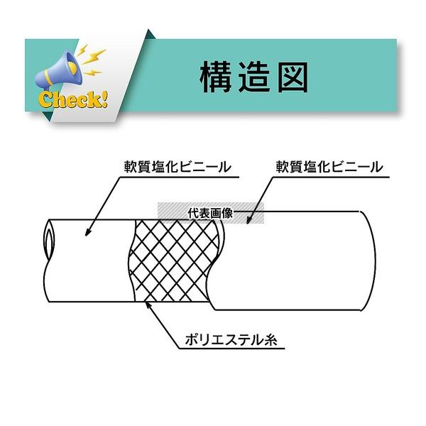 トヨックス W-19-30 給水・散水用耐圧ホース デリバーホース 内径19mm×外径27mm 長さ30m