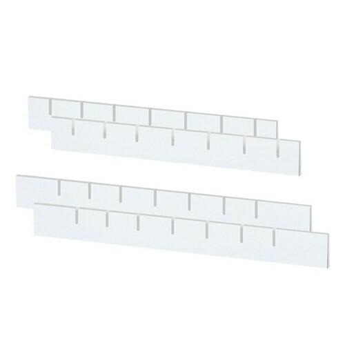 ナビス（アズワン） 救急カート用仕切板(引出上段用)縦3枚・横3枚 1式