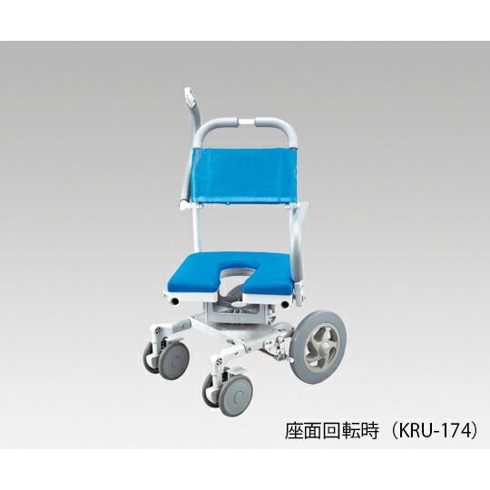 入荷予定アズワン(AS ONE) くるくるチェアD(U型シート) KRU-174 1台