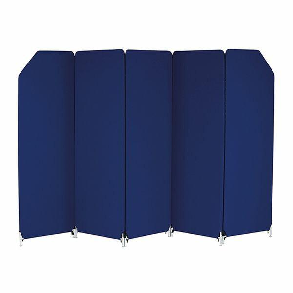 アズワン(AS ONE) クロス貼りファスナー連結スクリーン 5連 YS-A5NV