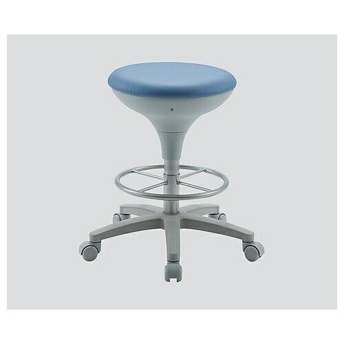 アズワン(AS ONE) スツール ブルー 背無し WS025-VBL 1脚