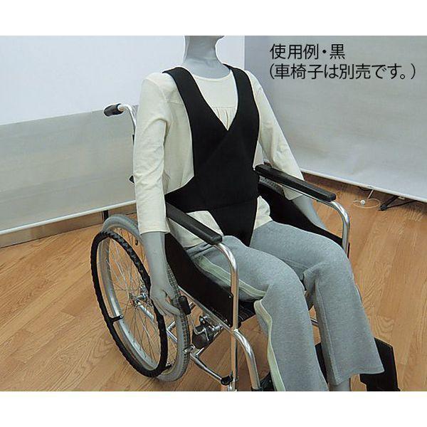 アズワン(AS ONE) 車イスベルト(黒) No.4010 M