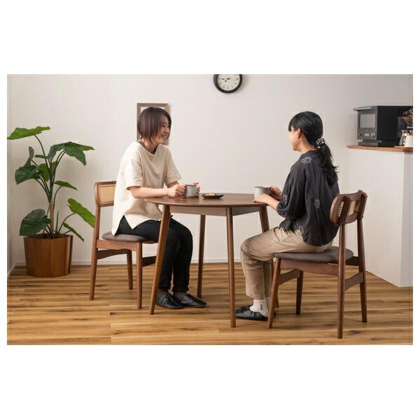 東谷 ラウンドテーブルブラウンテーブル カフェテーブル ラウンドテーブル 丸テーブル ダイニングテーブル コンパクト円形 丸型 省スペース シンプル TAP-001BR