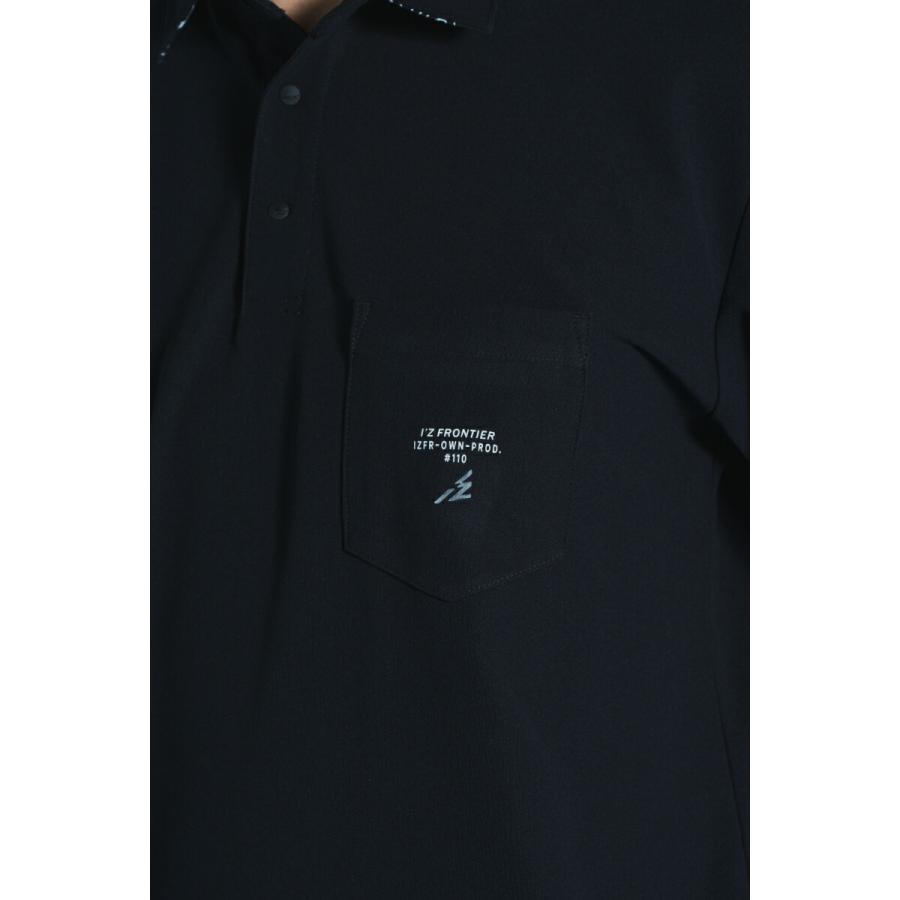 在庫限り 夏物売り尽くしセール アイズフロンティア 110 吸水速乾ストレッチマイクロピケ半袖ポロシャツ カラー2色 サイズS〜4L【在庫有り】 | I'Z FRONTIER | 10
