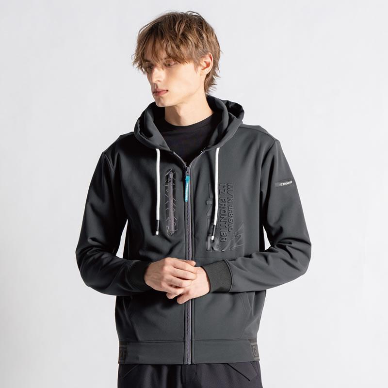 2025秋冬 アイズフロンティア 8610 ライトウェイトストレッチF.Z.アクティブフーディー カラー2色 サイズS〜4L 長袖 フードパーカー 作業着 作業服【在庫有り】 | I'Z FRONTIER | 02