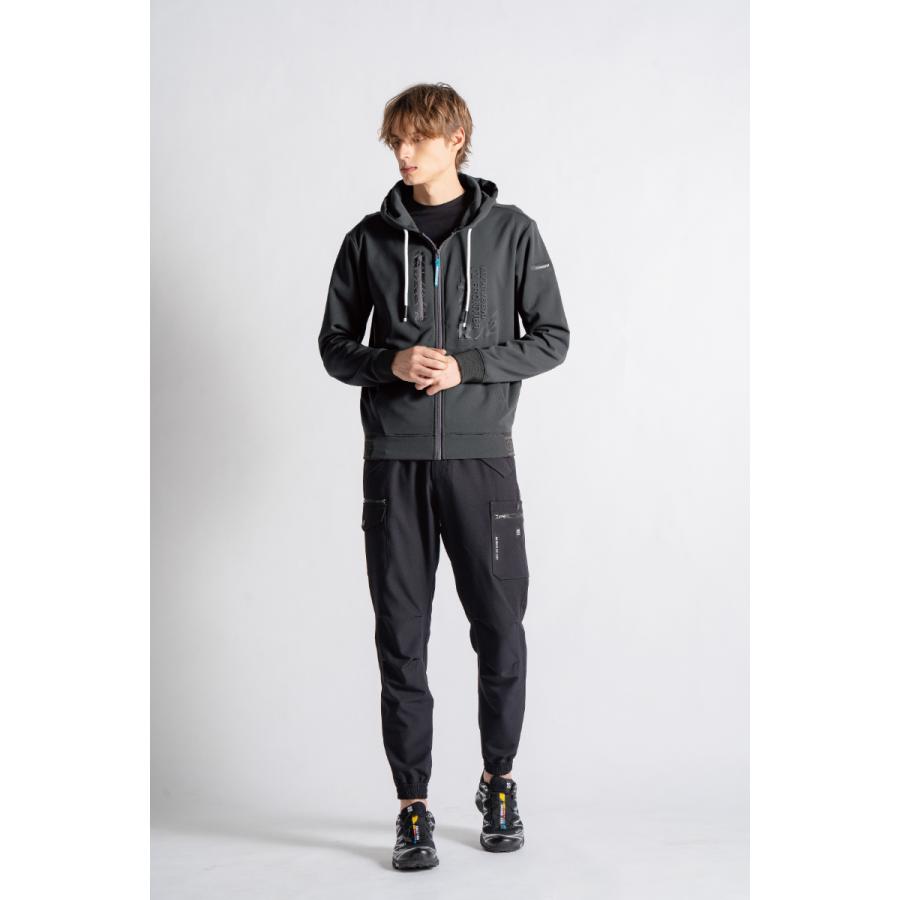 2025秋冬 アイズフロンティア 8610 ライトウェイトストレッチF.Z.アクティブフーディー カラー2色 サイズS〜4L 長袖 フードパーカー 作業着 作業服【在庫有り】 | I'Z FRONTIER | 03