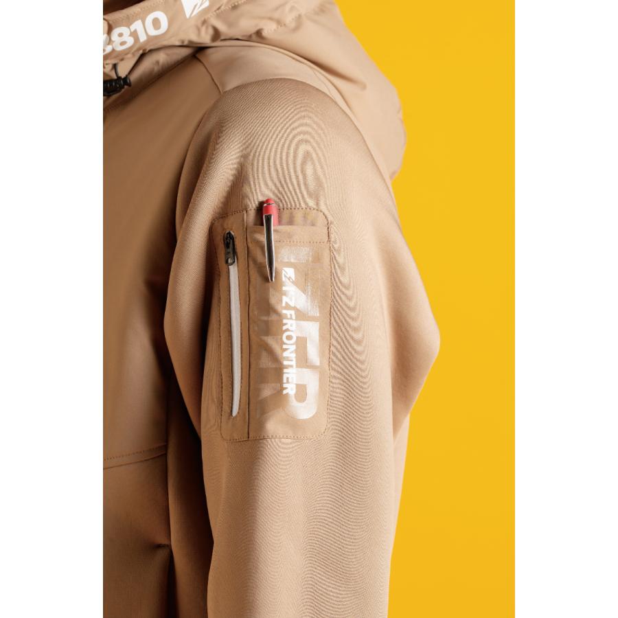 2025秋冬 アイズフロンティア 8810 作業着 作業服 ハイブリッドストレッチ裏ボアパーカー カラー2色 サイズSから3L【在庫有り】 | I'Z FRONTIER | 16