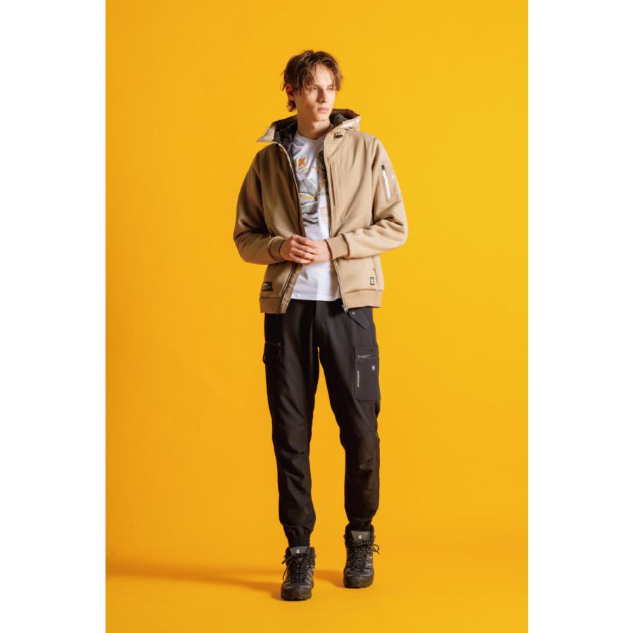 2025秋冬 アイズフロンティア 8810 作業着 作業服 ハイブリッドストレッチ裏ボアパーカー カラー2色 サイズSから3L【在庫有り】 | I'Z FRONTIER | 02