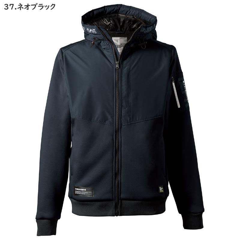 2025秋冬 アイズフロンティア 8810 作業着 作業服 ハイブリッドストレッチ裏ボアパーカー カラー2色 サイズSから3L【在庫有り】 | I'Z FRONTIER | 04