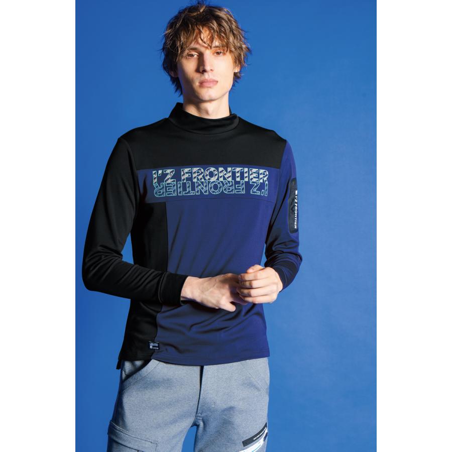 在庫処分 アイズフロンティア 9102 作業着 作業服 裏ピーチ起毛 ストレッチ長袖モックネックシャツ カラー3色 サイズSから3L 9102シリーズ【在庫有り】 | I'Z FRONTIER | 13