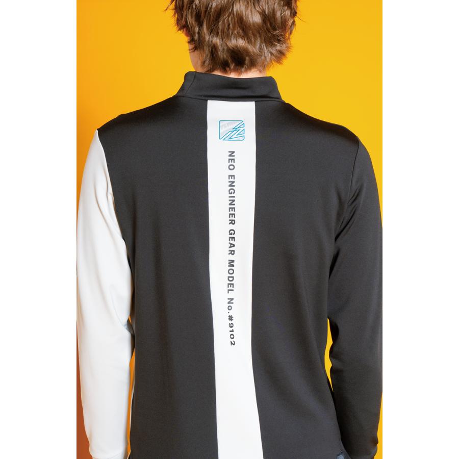 在庫処分 アイズフロンティア 9102 作業着 作業服 裏ピーチ起毛 ストレッチ長袖モックネックシャツ カラー3色 サイズSから3L 9102シリーズ【在庫有り】 | I'Z FRONTIER | 09