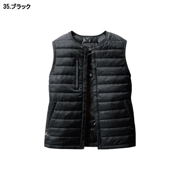 BURTLE バートル  3254 ダウンベスト(ユニセックス) サイズS〜XXL カラー5色 |  | 03