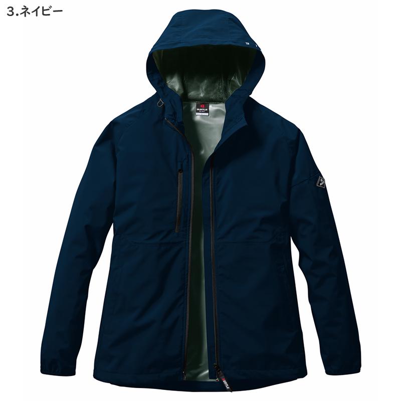 BURTLE バートル 作業着 作業服 480 フーディージャケット ユニセックス サイズS〜3XL カラー4色 2024年秋冬 ストレッチ 耐水 防風性 強撥水加工【在庫有り】 | BURTLE | 02