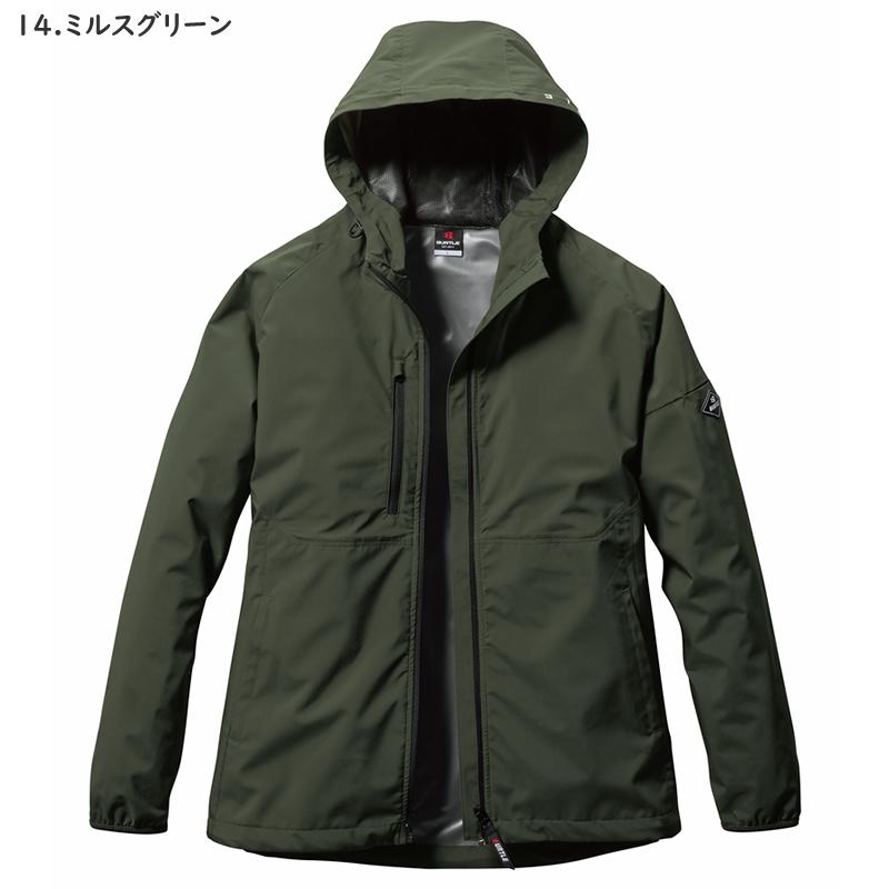 BURTLE バートル 作業着 作業服 480 フーディージャケット ユニセックス サイズS〜3XL カラー4色 2024年秋冬 ストレッチ 耐水 防風性 強撥水加工【在庫有り】 | BURTLE | 03
