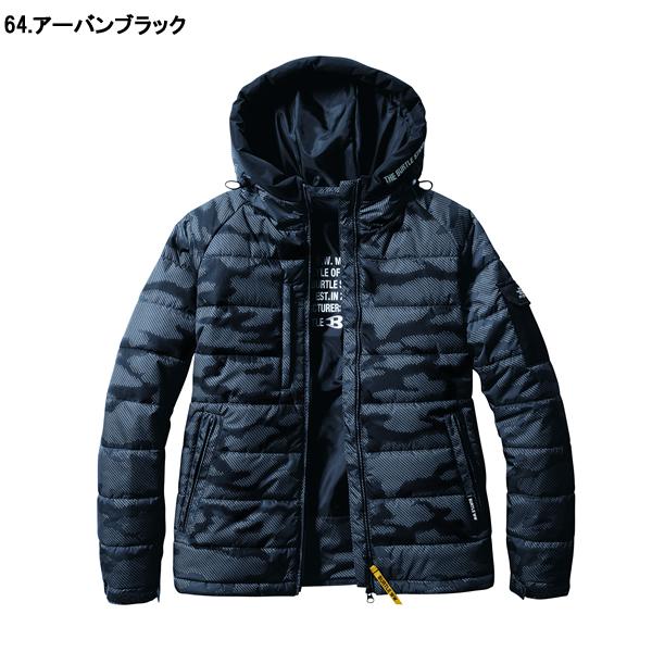 BURTLE バートル  5030 防寒フーディジャケット(ユニセックス) サイズS〜3XL カラー3色 |  | 03