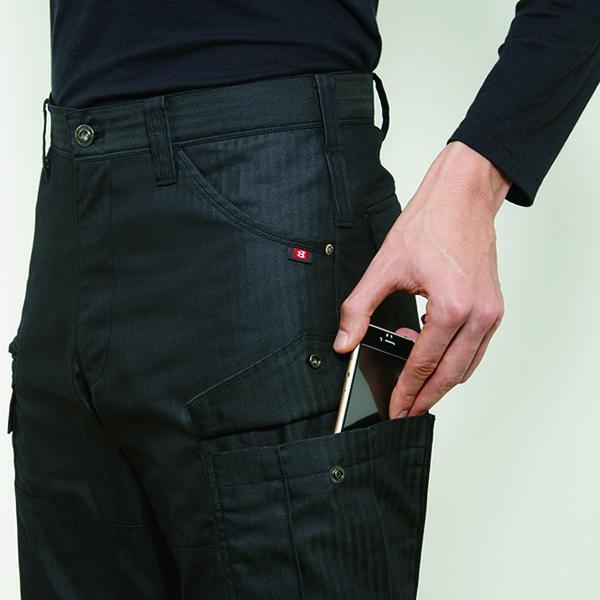 BURTLE バートル 作業着 作業服 5512HB カーゴパンツ(ユニセックス) サイズS〜6L カラーブラック | BURTLE | 06