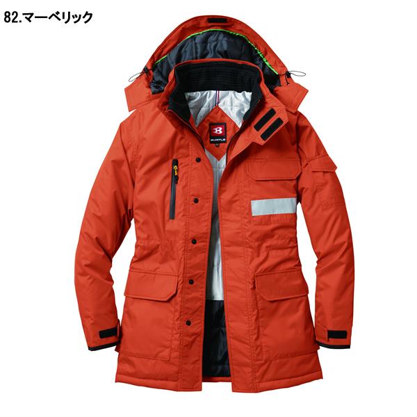 BURTLE バートル  7211 防寒コート(大型フード付) (ユニセックス) サイズSS〜5L カラー3色 |  | 03