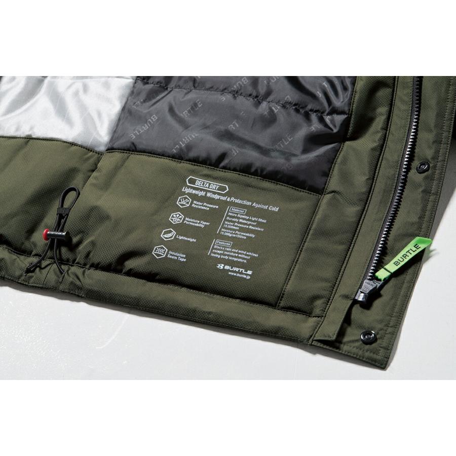BURTLE バートル 作業着 作業服 7620 防水防寒ジャケットユニセックス サイズS〜3XL カラー5色 2024年秋冬【在庫有り】 | BURTLE | 09