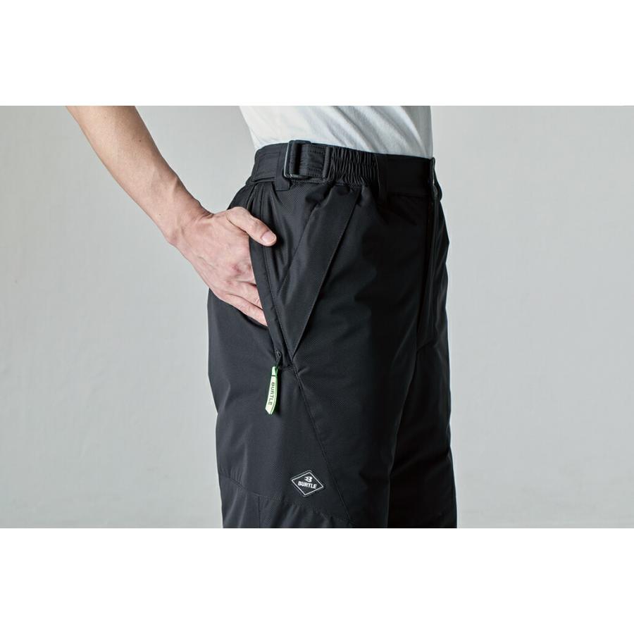 BURTLE バートル 作業着 作業服 7622 防水防寒パンツ ユニセックス サイズS〜3XL 35.ブラック 2024年秋冬【在庫有り】 | BURTLE | 08
