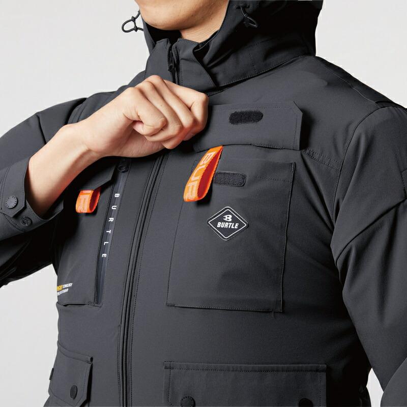 2025年モデル バートル AC2034 ACベスト(ユニセックス) サイズM〜3XL カラー3色 エアークラフト フルハーネス対応 ファン・バッテリー別売【在庫有り】 | BURTLE | 13