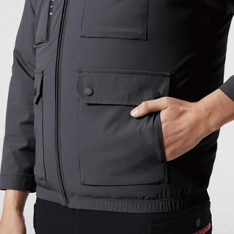 2025年モデル バートル AC2034 ACベスト(ユニセックス) サイズM〜3XL カラー3色 エアークラフト フルハーネス対応 ファン・バッテリー別売【在庫有り】 | BURTLE | 14