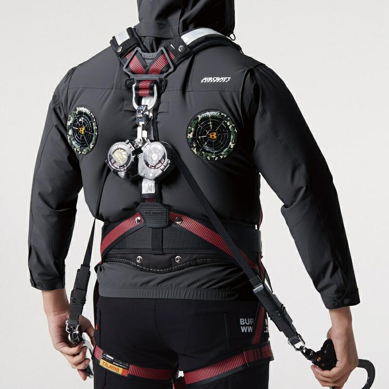 2025年モデル バートル AC2034 ACベスト(ユニセックス) サイズM〜3XL カラー3色 エアークラフト フルハーネス対応 ファン・バッテリー別売【在庫有り】 | BURTLE | 15