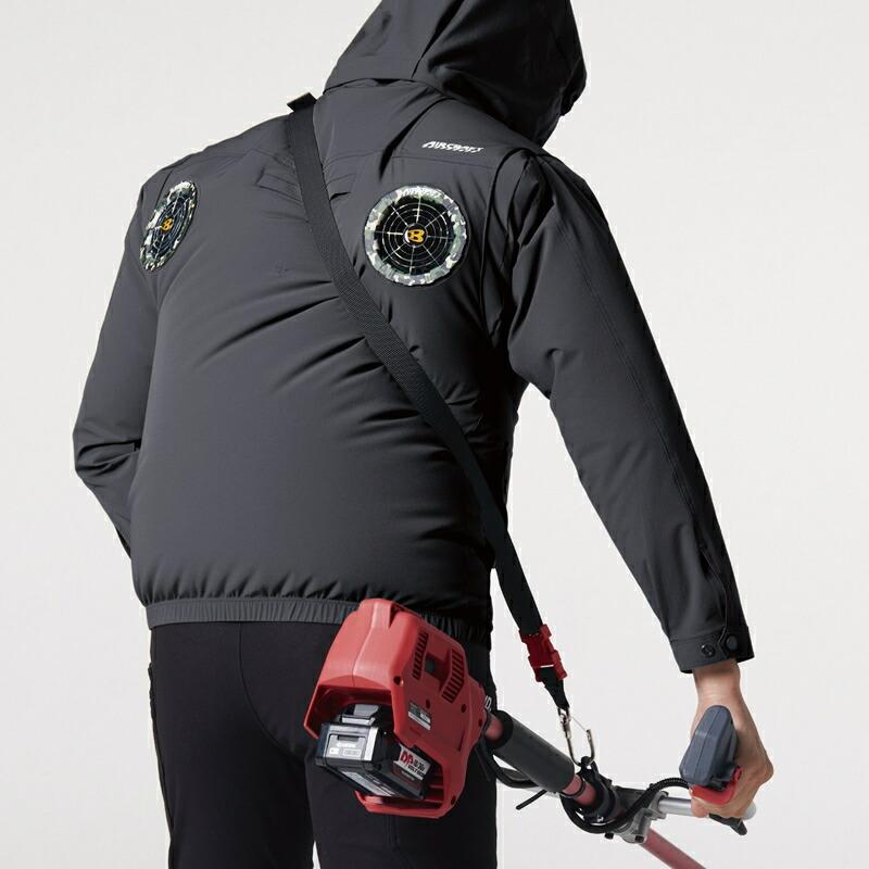 2025年モデル バートル AC2034 ACベスト(ユニセックス) サイズM〜3XL カラー3色 エアークラフト フルハーネス対応 ファン・バッテリー別売【在庫有り】 | BURTLE | 16