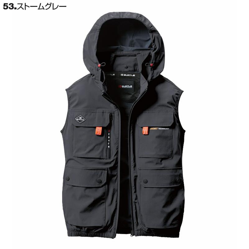 2025年モデル バートル AC2034 ACベスト(ユニセックス) サイズM〜3XL カラー3色 エアークラフト フルハーネス対応 ファン・バッテリー別売【在庫有り】 | BURTLE | 05
