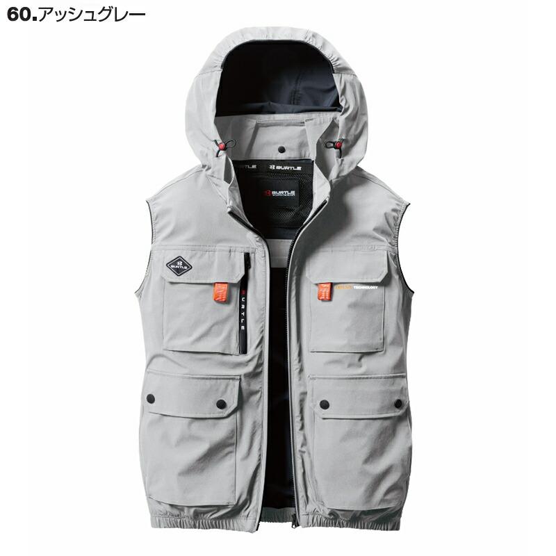 2025年モデル バートル AC2034 ACベスト(ユニセックス) サイズM〜3XL カラー3色 エアークラフト フルハーネス対応 ファン・バッテリー別売【在庫有り】 | BURTLE | 06