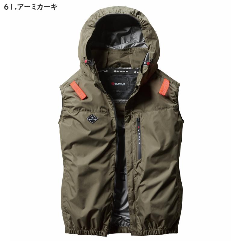 バートル AC2064 ACベスト サイズM〜3XL カラー6色 エアークラフト 撥水 防汚 フルハーネス対応 ファンバッテリー別売【在庫有り】 | BURTLE | 06