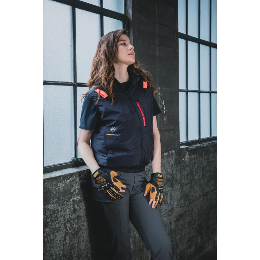 バートル AC2084 ACベスト サイズM〜3XL カラー4色 エアークラフト 撥水 防汚 フルハーネス対応 ファンバッテリー別売【在庫有り】 | BURTLE | 17