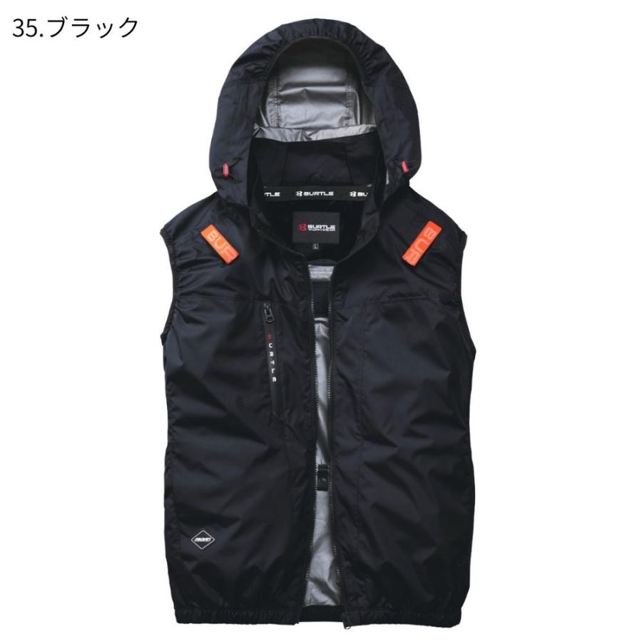 バートル AC2094 AC2094HB ACベスト M〜3XL カラー5色 エアークラフト フルハーネス対応 ファンバッテリー別売 サイドバック ハイバック【在庫有り】 | BURTLE | 03