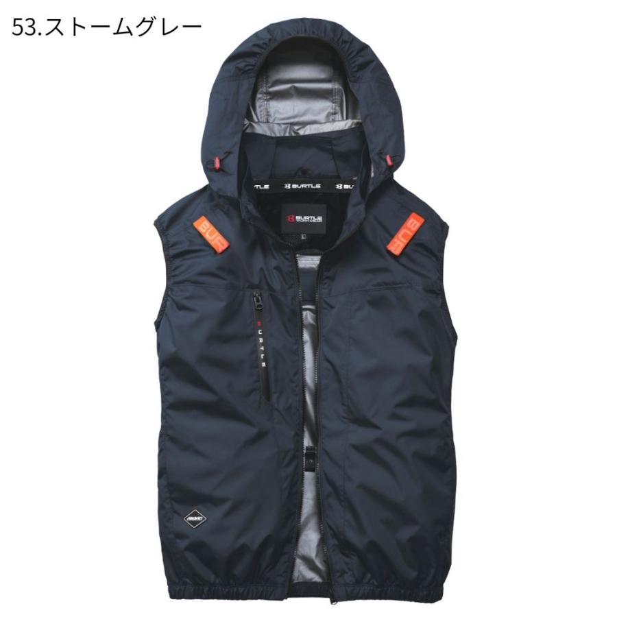 バートル AC2094 AC2094HB ACベスト M〜3XL カラー5色 エアークラフト フルハーネス対応 ファンバッテリー別売 サイドバック ハイバック【在庫有り】 | BURTLE | 04