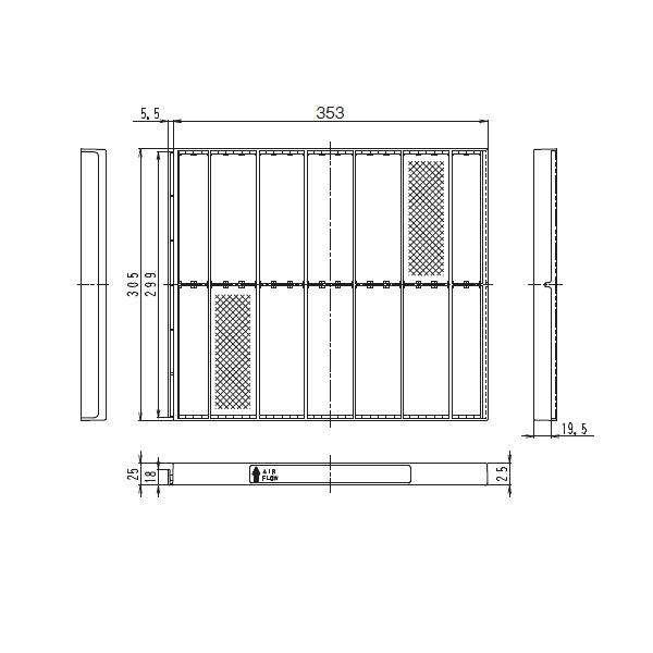 オーケー器材 (DAIKIN ダイキン) 純正別売品 KAF371B160 ロングライフ