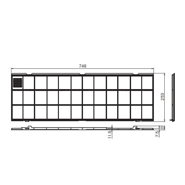 オーケー器材 (DAIKIN ダイキン) 純正別売品 KAF501B160 ロングライフ