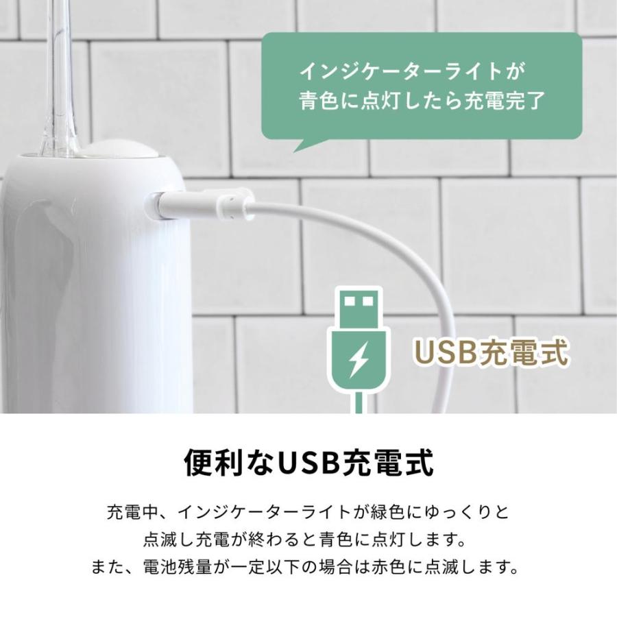 【業務用 10台セット】 dretec(ドリテック) FS-102 口腔洗浄器 ジェットクリーン グリフィ | ドリテック ポータブル ホワイト 口腔ケア 歯磨き 歯石 歯垢取り 歯の画像