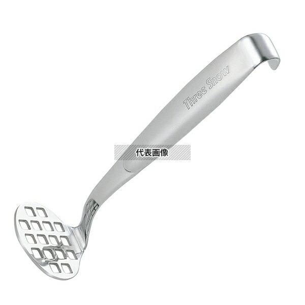 ThreeSnow(新越) TS 18-8(ステンレス) ミニマッシャー 31976 47×43×165  ポテトマッシャー/エッグカッター No.0696010 | 