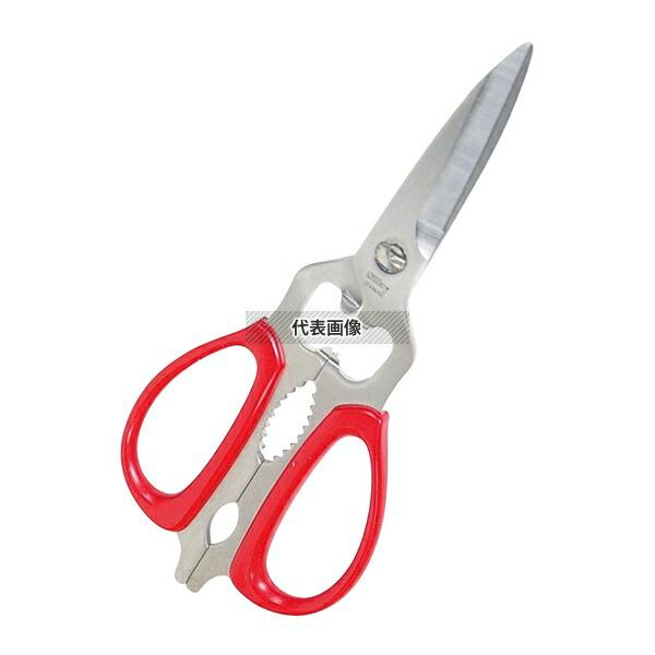 シルキー 料理バサミ NKS-215DT レッド 215mm ハサミ  No.0700030 | 