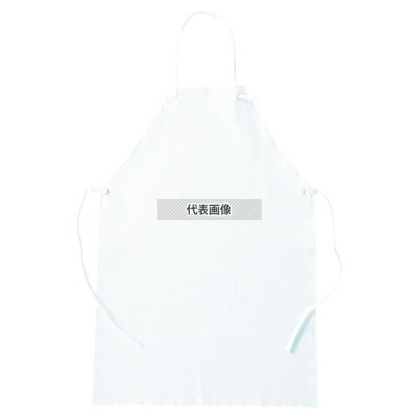 東和コーポレーション 耐油ウレタンエプロン ホワイト 丈(長さ):97cm、巾(胴回り):84cm  ユニフォーム No.1023920 | 