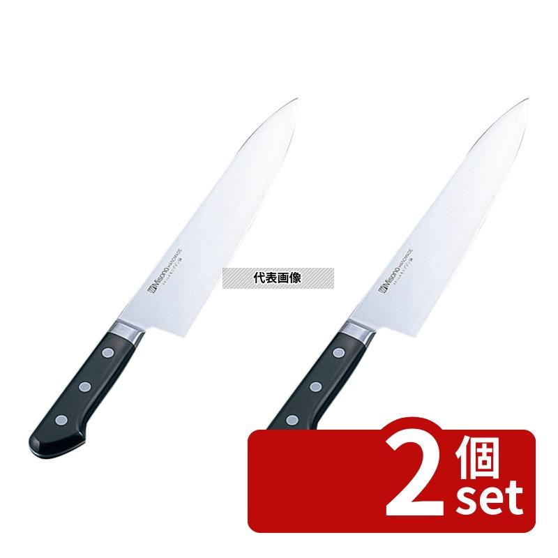 【2個セット】ミソノ モリブデン鋼 ツバ付 牛刀 No.517 36cm 505  庖丁 No.4889800 | 
