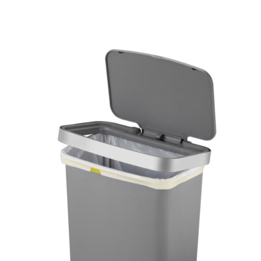 EKO JAPAN ハナプラスチックステップビン45L グレー [EK6266-45L-GR]の画像