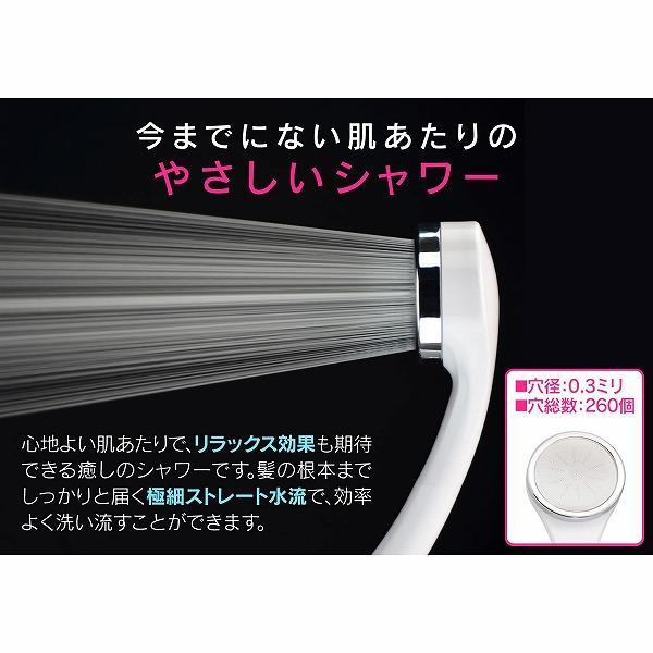 GAONA(ガオナ) これカモ シャワーヘッドとホースのセット 浄水 大型 ストップ （髪・肌にやさしい 塩素除去 節水 ホワイト） GA-FH036の画像