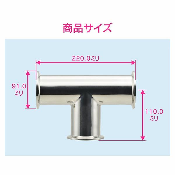 GAONA(ガオナ) ヘルールチーズ 3S サニタリー配管 SUS304 GA-JK182_1